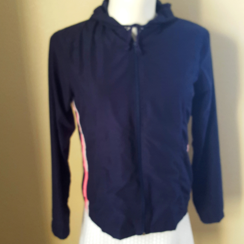 IXSPA dark blue hooded jacket size XL